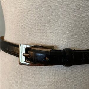 Women’s Neiman Marcus Black Leather Belt